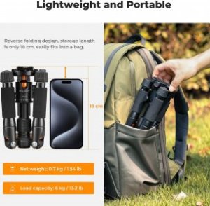 Statyw K&F Concept S225A1 z głowicą kulową BH-25 3
