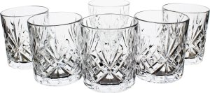 Crystal whiskey glasses RCR MELODIA OF TUMBLERS, 6 pcs. 1