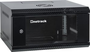 Szafa serwerowa wisząca RACK 19" 4U 400mm Netrack ECO-Line czarna 1