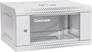 Szafa serwerowa wisząca RACK 19" 4U 400mm Netrack ECO-Line szara 1