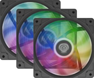 Wentylator Genesis Oxal 120 ARGB Czarny 3-pack (NGF-2265) 3