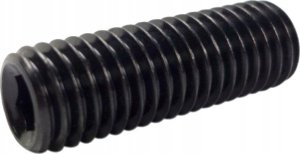 Wkręty dociskowe płaskie Neron DIN 913 6x14 mm 250 szt. czarne 1