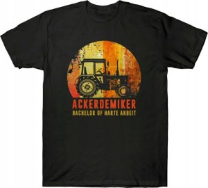 Ackerdemiker Bachelor of Harte Arbeit Sunset Vintage T-shirt Novelty 1