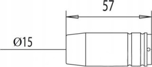 ABICOR BINZEL Dysza gazowa stożkowa BINZEL MB-25 145.0076 2