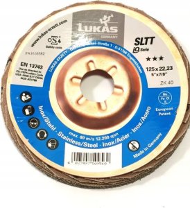 Tarcza listkowa SLTT 125mm #40 Lukas Erzett | Wysoka wydajność i żywotność 4