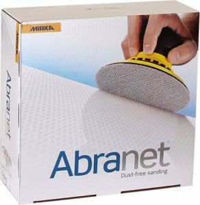 MIRKA ABRANET KRĄŻEK SIATKA ŚCIERNA 150mm P80 x50 2