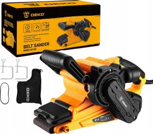 SZLIFIERKA TAŚMOWA SIECIOWA DO DREWNA 1010W CZYSZCZARKA TAŚMÓWKA MOCNA DEKO 3