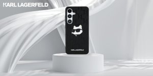 Etui Karl Lagerfeld Leather Monogram Pin  Logo Choupette Head Samsung Galaxy S25 czarny 9