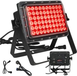 LIGHT4ME IP PAR 360 reflektor sceniczny efekt świetlny oświetlenie zewnętrzne IP68 60x1,5W LED RGB 1