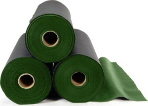 Agrowłóknina ogrodowa 1,6 m x 50 m 90 g/m2 + 100 szpilek Plonos - czarno-zielona 10