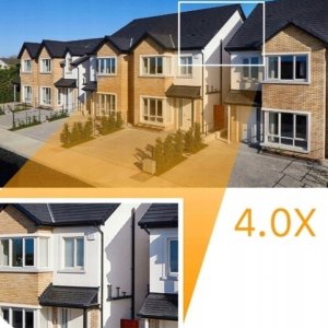 Zewnętrzna Kamera IP WiFi 8MPx TUYA SMART Ultra HD 4K ZOOM SD LED AUDIO SD [BLACK-TUBE] 6