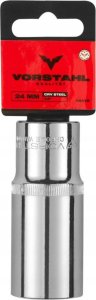 Schmith Klucz nasadowy 1/2" sześciokątny długi CrV STEEL QUALITAT 19mm 5