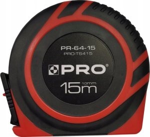 PRO TAŚMA MIERNICZA STALOWA ZWIJANA MIARKA 15M MINI PR-64-15 1