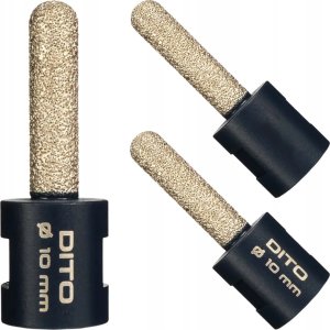 Frez diamentowy palcowy do szlifowania ceramiki gresu kamienia 10mm Ferrati 3