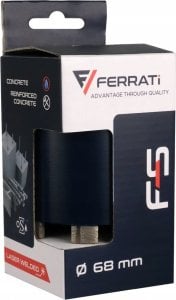 FERRATI F-S 68 mm x M16 - Wiertło diamentowe do betonu otwornica koronka 1