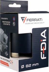 Otwornica do Betonu Zbrojonego 82mm Wiertło Koronowe Diamentowe FERRATI 3