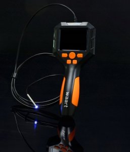 KAMERA INSPEKCYJNA WARSZTATOWA PORĘCZNA ELASTYCZNE RAMIĘ IPS 2.8" FHD 2