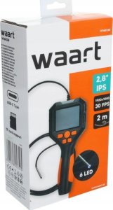 KAMERA INSPEKCYJNA WARSZTATOWA PORĘCZNA ELASTYCZNE RAMIĘ IPS 2.8" FHD 6