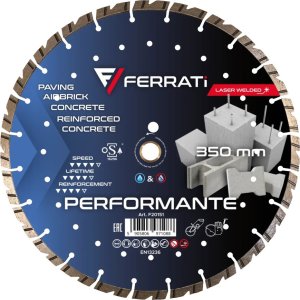 Rawlplug FERRATI Tarcza diamentowa TNĄCA wydajna 350 MM x 25,4 MM 3