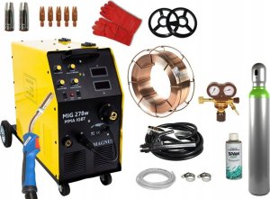 Spawarka INWERTOROWA MIGOMAT MAGNUM MIG MAG MMA 400V 280A + ADAPTER 26