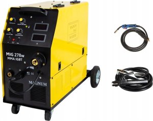Spawarka INWERTOROWA MIGOMAT MAGNUM MIG MAG MMA 400V 280A + ADAPTER 27