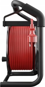 Przedłużacz bębnowy Plast-Rol 30 m 4 szt. gniazd czerwony 7