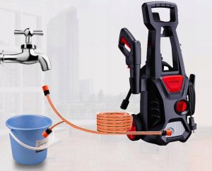 MYJKA CIŚNIENIOWA 230BAR ZESTAW Z T-RACER PIANOWNICA TURBO DYSZA LANCA MOC 12