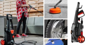 MYJKA CIŚNIENIOWA 230BAR ZESTAW Z T-RACER PIANOWNICA TURBO DYSZA LANCA MOC 15