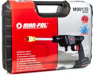 PRESSURE WASHER 21V WITH SUCTION 30BAR 2Ah MAR-POL 10