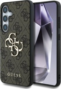 Guess Big 4G Logo Classic Logo Case for Samsung Galaxy S25 Plus Brown 1