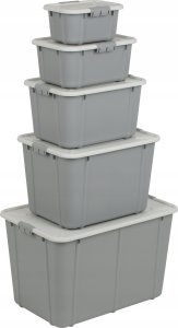 Pojemnik 60L BranQ Velur jasny szary 2