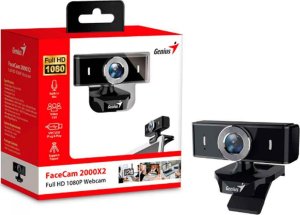 GENIUS webkamera FaceCam 2000X2/ Full HD 1080P/ USB/ mikrofon 3