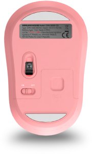 CONNECT IT Set Klávesnice+myš FASHION combo, bezdrátová, (+1x AAA +1x AA baterie zdarma), CZ + SK layout, růžová 5