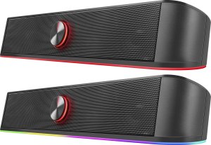 Defender Soundbar Z10, 2.0, 6W, czarny, regulacja g�o�no�ci, Pod�wietlenie LED, USB/Bluetooth, 80Hz-20kHz 8