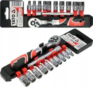 YATO ZESTAW KLUCZY     1/4" 12el. 4