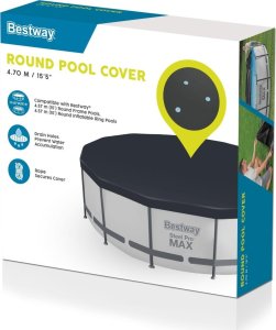 Pokrywa 470cm na Basen stelażowy i panelowy 457-460cm/15FT BESTWAY 1