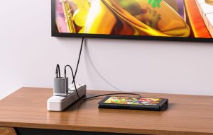 Ładowarka sieciowa Vention FJAH0-EU USB(C+A)+HDMI GaN (60W/5W/4K@60Hz) (szara) 10