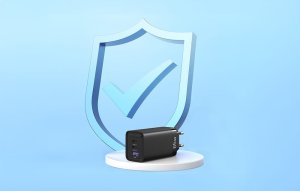 Ładowarka sieciowa Vention FEDB0-EU 2xUSB-C 1xUSB-A 65W/30W/30W GaN (czarna) 7