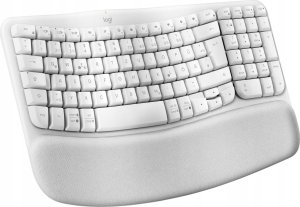 LOGITECH Wave Keys wireless ergonomic keyboard - OFFWHITE - (DE) - 2.4GHZ/BT - N/A - CENTRAL-419 - UNIVERSAL 1