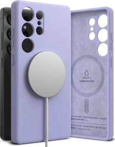 RINGKE SILICONE MAGNETIC MAGSAFE GALAXY S25 ULTRA LAVENDER 1