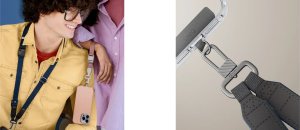 UNIQ Vista universal 2in1 phone lanyard black/amber/charcoal amber 7