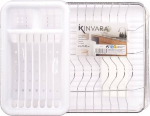 Ociekacz do naczyń z podstawką - biały 2