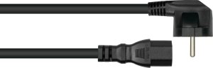 Kabelmeister SK0150-S050 kabel zasilające Czarny 5 m Wtyczka zasilająca typu E+F IEC C15 2