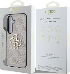 Etui Guess Big 4G Logo Classic Logo do    Samsung Galaxy S25 różowy 8