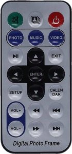 Rollei Pissarro DPF-880 cyfrowa ramka na zdjęcia Czarny 20,3 cm (8") 3