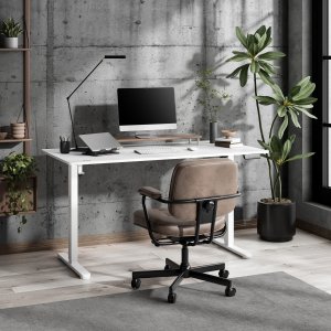 Biurko SENSE7 NOJO LIGHT Białe 140 cmx70 cm 2