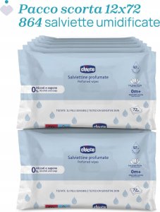 Chicco Chusteczki nawilżane Perfumed Wipes 72szt. 3