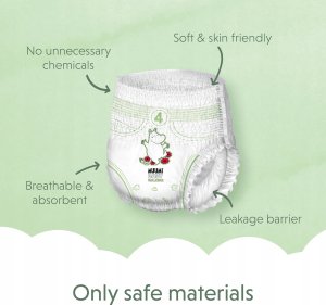 Muumi Baby, Pieluchomajtki ekologiczne 4 (7-11kg), 40 szt. 11