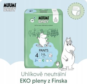 Muumi Baby, Pieluchomajtki ekologiczne 4 (7-11kg), 40 szt. 16