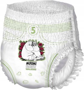 Muumi Baby, Pieluchomajtki ekologiczne 4 (7-11kg), 40 szt. 9